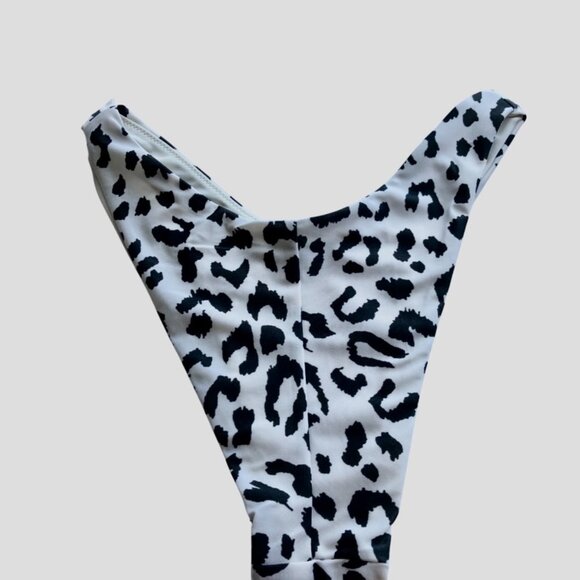 aerie size S/XS mismatch bikini SMALL black top and XS leopard bottom - Picture 14 of 16